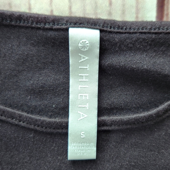 Athleta "Dolman Tee" Oversized Baggy Boxy Fit Draped Shirt Black, Women's Size S - Picture 4 of 7